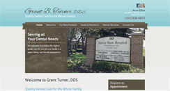 Desktop Screenshot of grantturnerdds.com